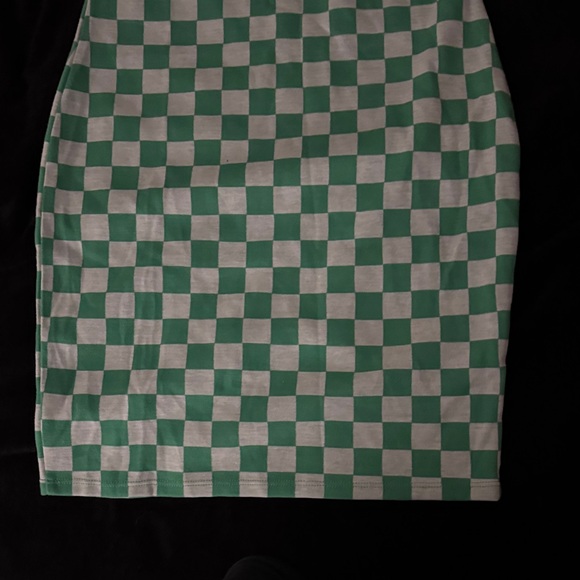 NOBO Green Checkered Sleeveless Dress - Picture 6 of 7